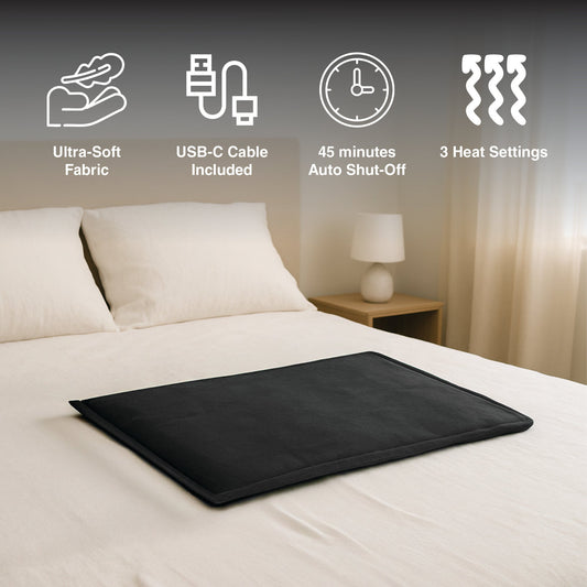 LED Fast Charging Power Bank & Extra Large Electric Heating Pad: Power & Comfort Duo! - FEZS