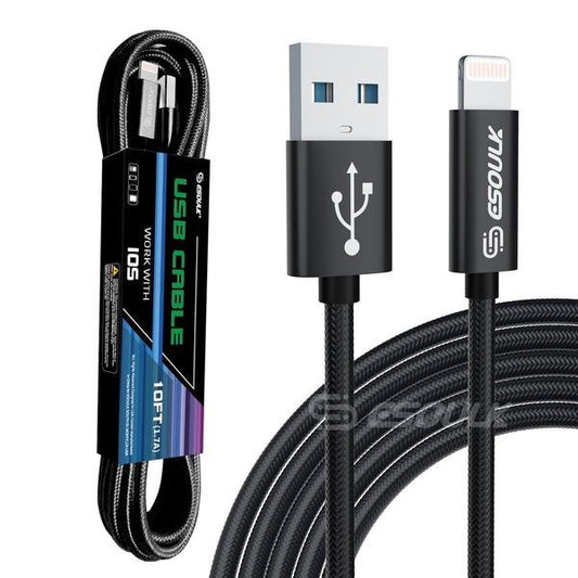 10FT USB Cable For IPhone XS/XR/XS MAX 1.7A - FEZS