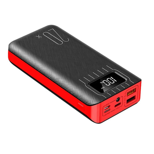 20000mAh External Battery Power Bank Dual USB With LED Flashlight - FEZS