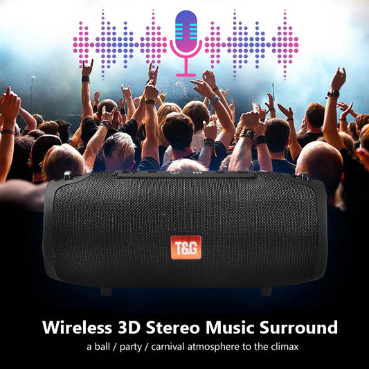 Large Waterproof Wireless Portable Bluetooth Speaker With Strap - FEZS
