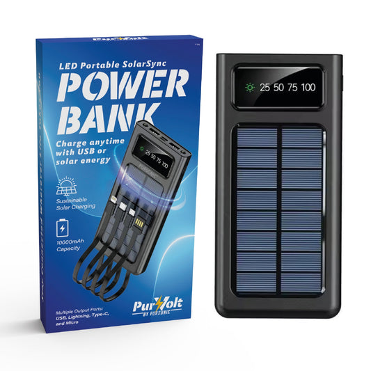 LED Portable Solarsync Power Bank – PoLED Portable Solarsync Power Bank – Power Anytime, Anywherewer Anytime, Anywhere - FEZS